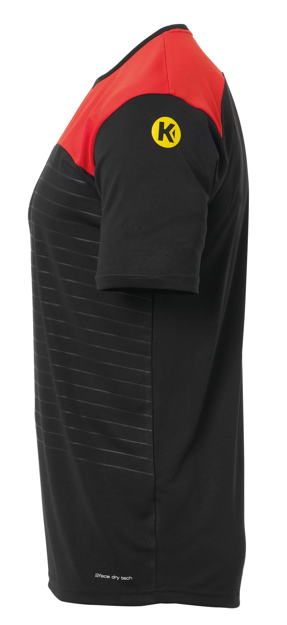 Kempa EMOTION 2.0 SHIRT - schwarz/rot/gelb
