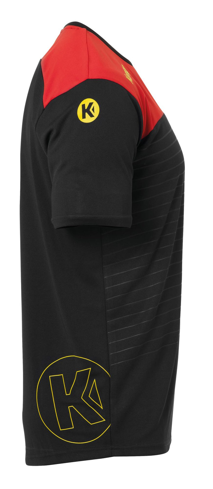 Kempa EMOTION 2.0 SHIRT - schwarz/rot/gelb
