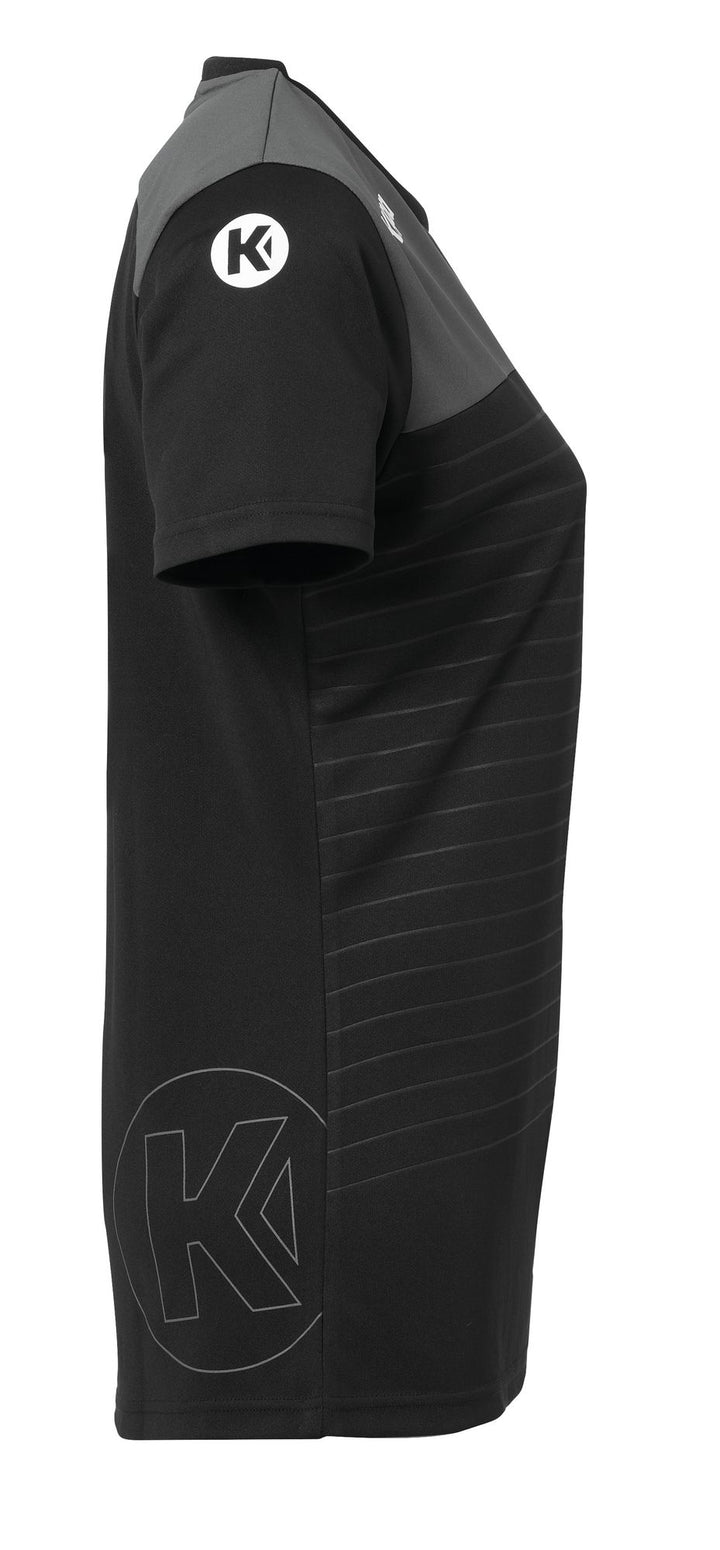 Kempa EMOTION 2.0 SHIRT WOMEN - schwarz/anthra