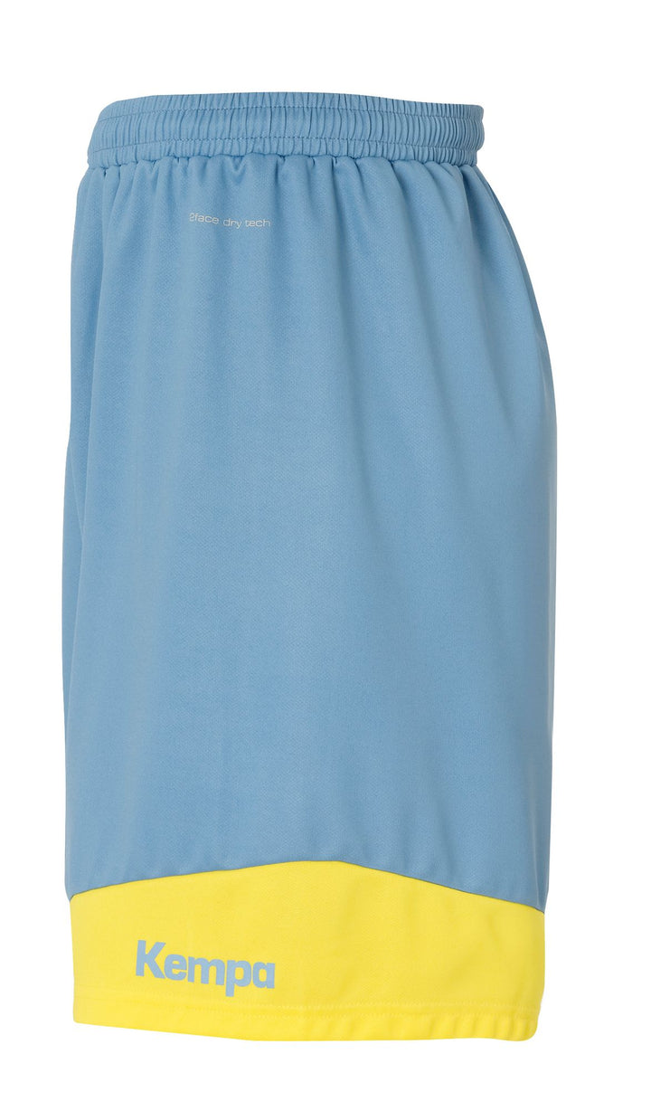 Kempa EMOTION 2.0 SHORTS - dove blau/limonengelb