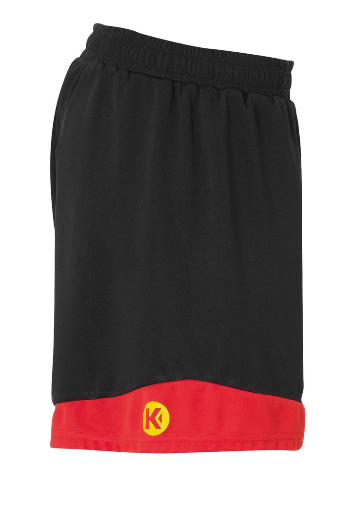 Kempa EMOTION 2.0 SHORTS WOMEN - schwarz/rot/gelb