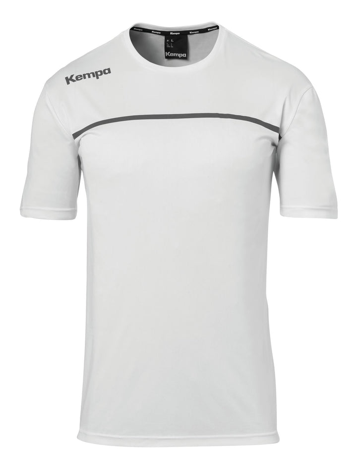 Kempa EMOTION 2.0 POLY SHIRT - weiß/anthra