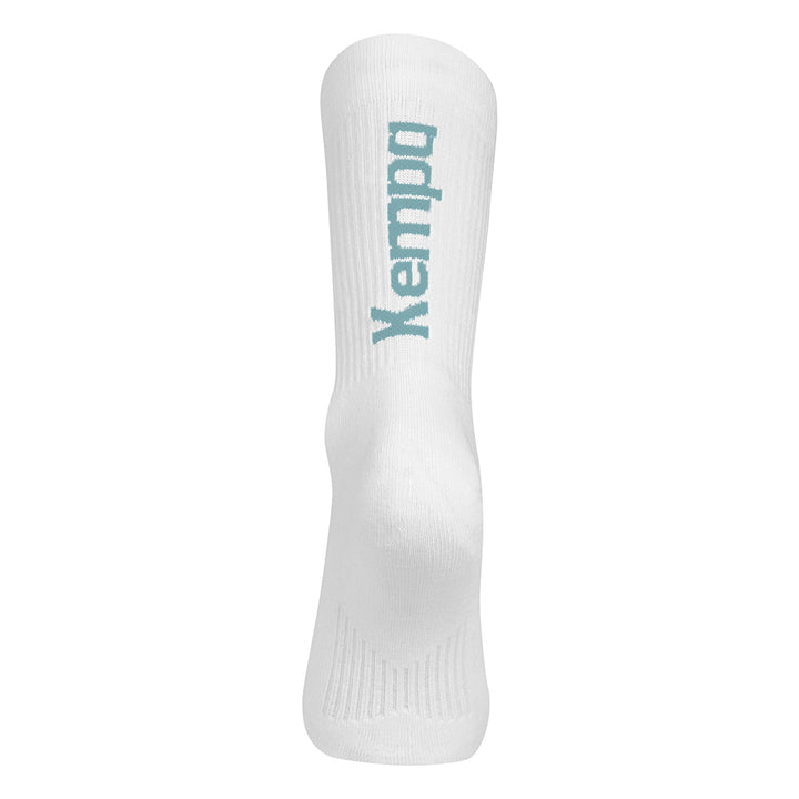 Kempa Logo Classic Socken - weiß/aqua