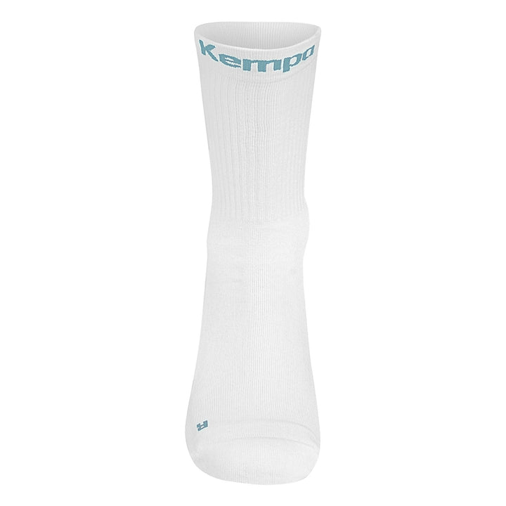 Kempa Logo Classic Socken - weiß/aqua