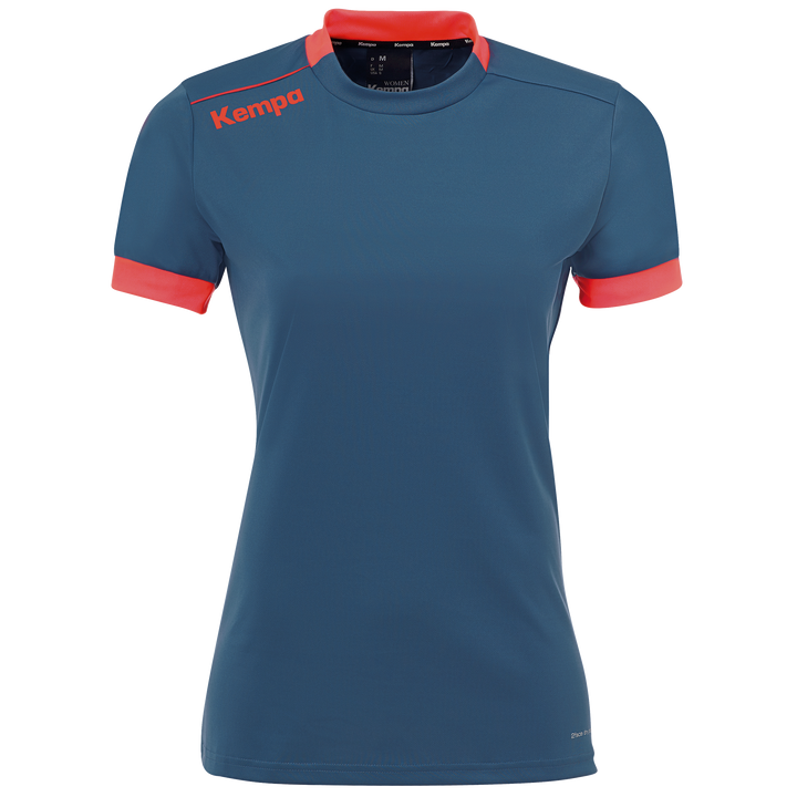 Kempa Player Trikot Women - ice grau/fluo rot