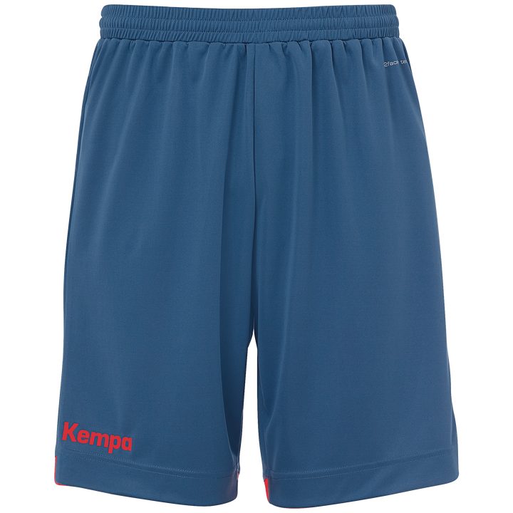 Kempa Player Shorts - ice grau/fluo rot