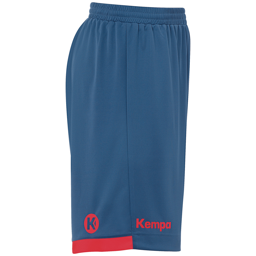 Kempa Player Shorts - ice grau/fluo rot