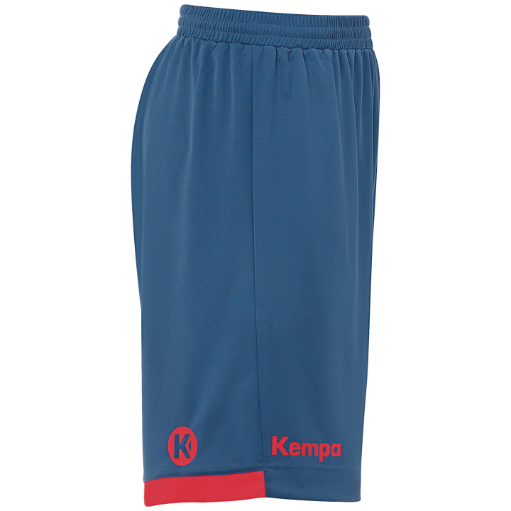 Kempa Player Shorts - ice grau/fluo rot