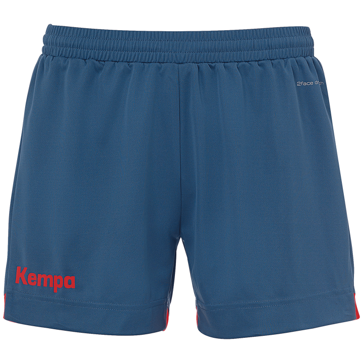 Kempa Player Shorts Women - ice grau/fluo rot