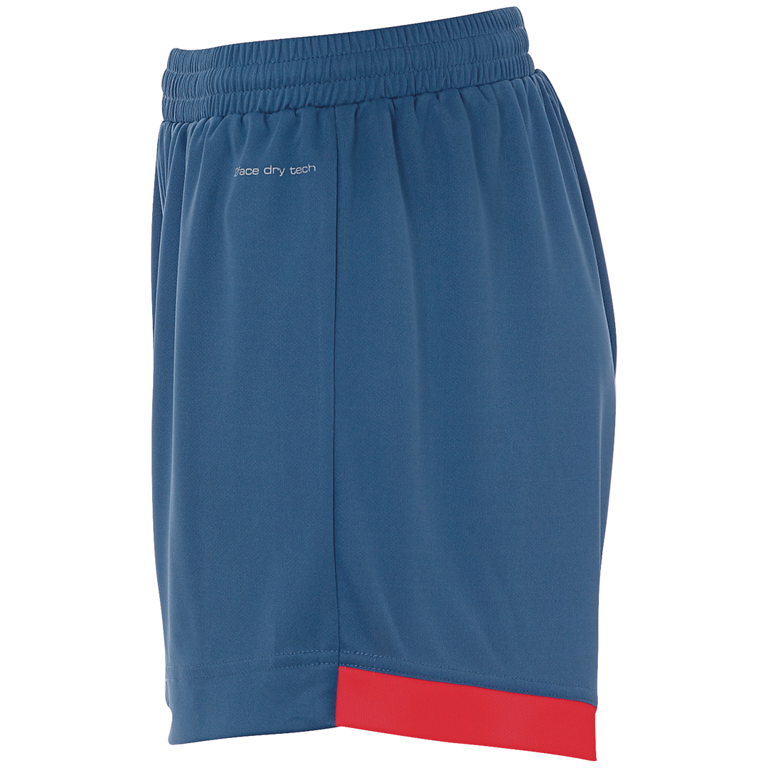 Kempa Player Shorts Women - ice grau/fluo rot