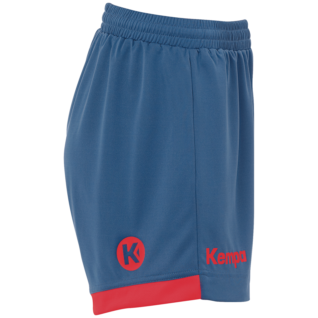 Kempa Player Shorts Women - ice grau/fluo rot