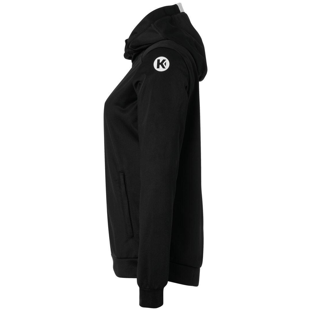 Kempa Player Kapuzenjacke Women - schwarz/weiß