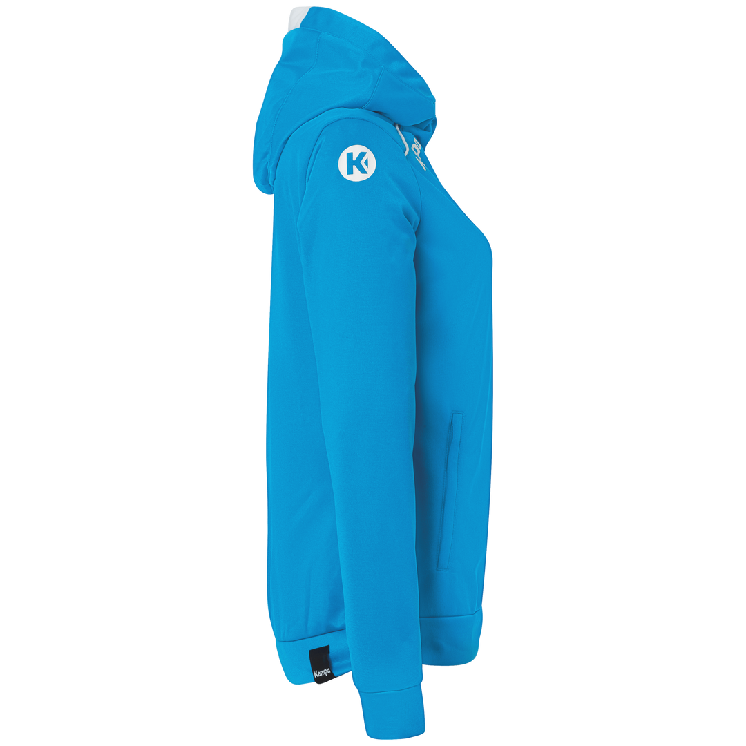 Kempa Player Kapuzenjacke Women - kempablau/weiß