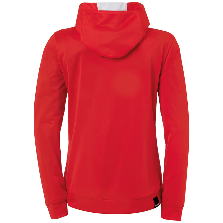 Kempa Player Kapuzenjacke Women - rot/weiß