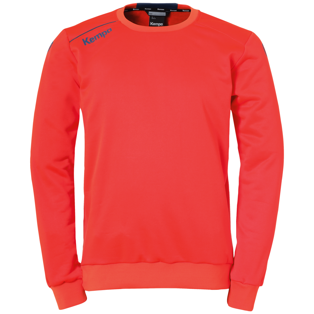 Kempa Player Training Top - fluo rot/ice grau