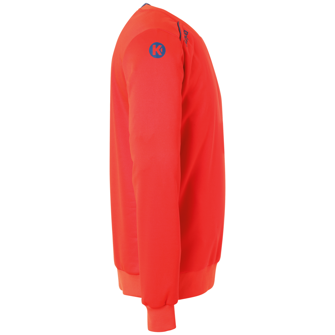Kempa Player Training Top - fluo rot/ice grau
