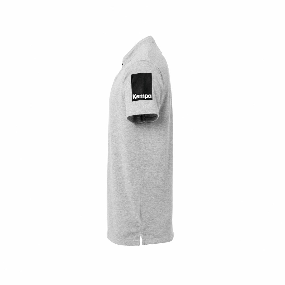 Kempa Status Polo Shirt - grau melange