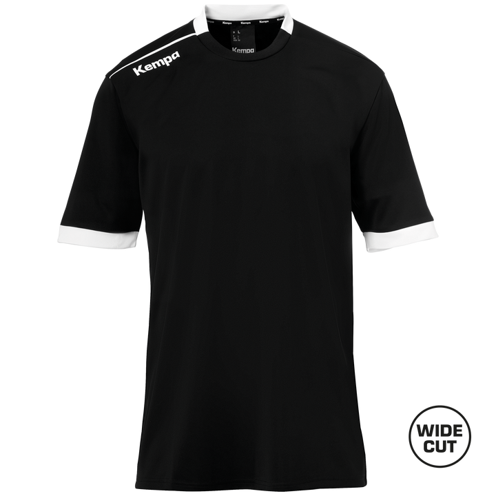 Kempa PLAYER SHOOTING SHIRT - schwarz/weiß