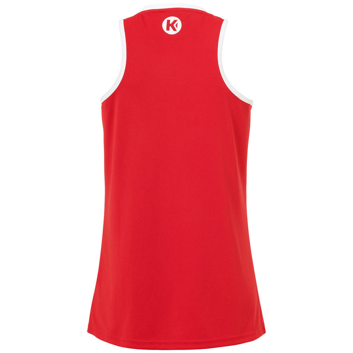 Kempa Player Tank Top Damen - rot/weiß