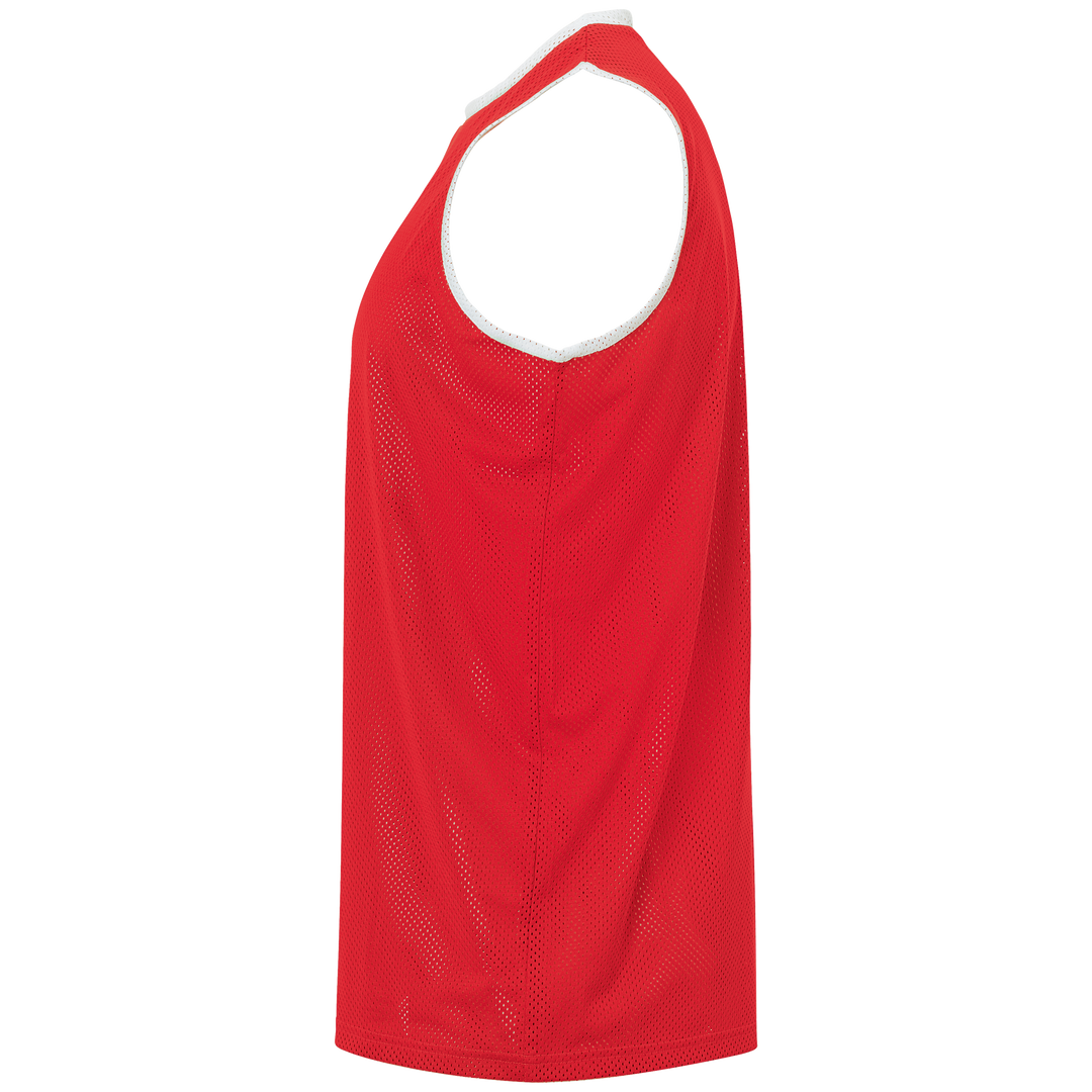 Kempa Reversible Tank Top - rot/weiß
