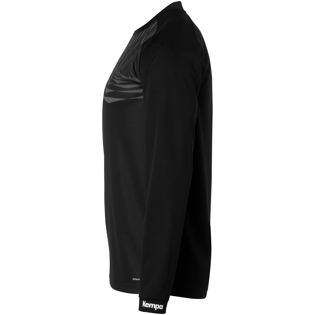 Kempa Wave 26 Longsleeve - schwarz/anthra