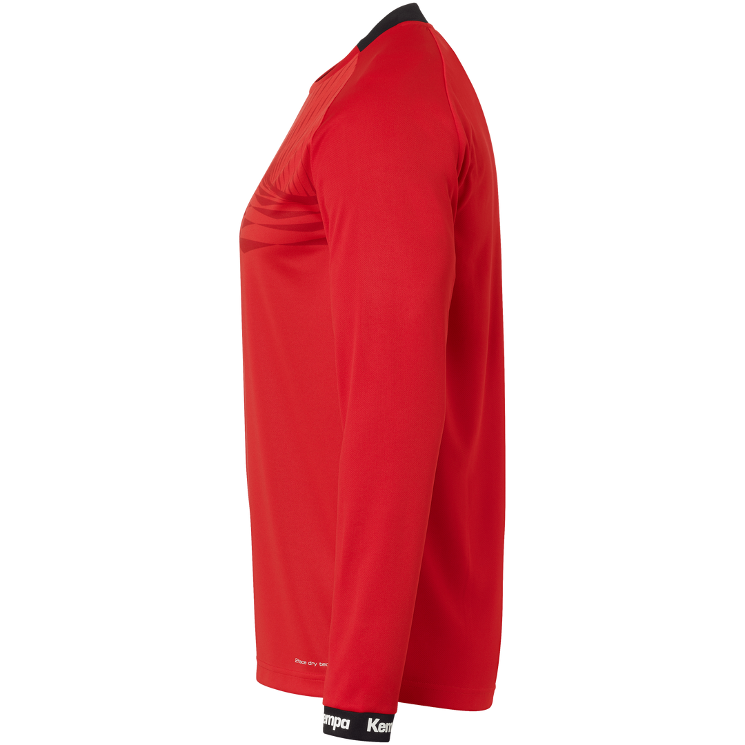 Kempa Wave 26 Longsleeve - rot/chilirot