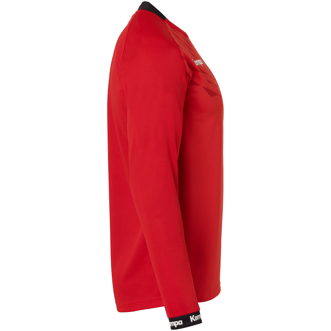 Kempa Wave 26 Longsleeve - rot/chilirot
