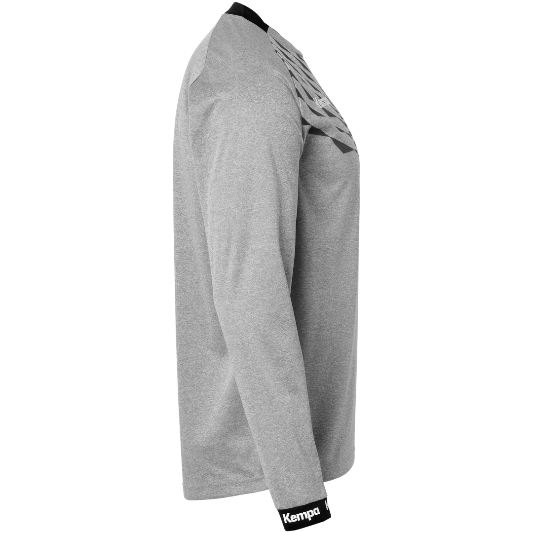 Kempa Wave 26 Longsleeve - grau melange/anthra