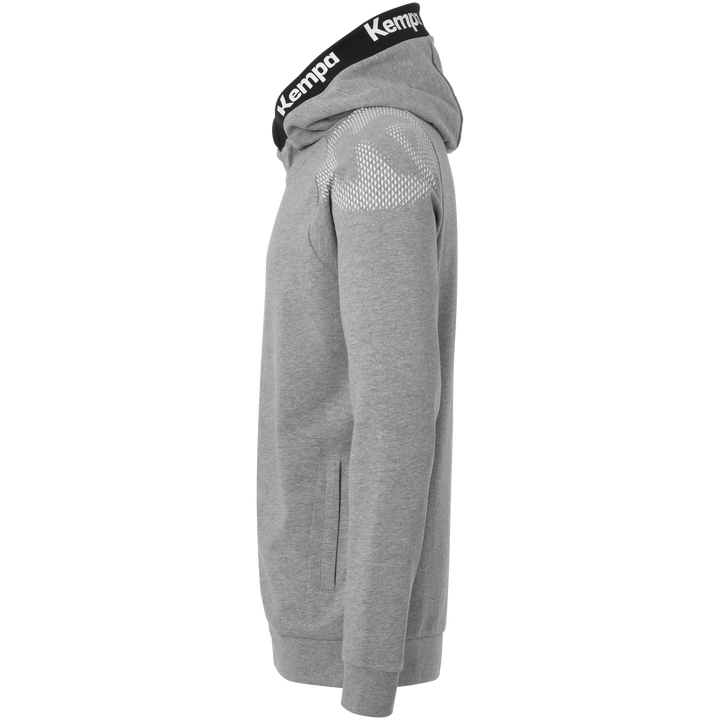 Kempa Core 26 Hood Jacket - dark grau melange