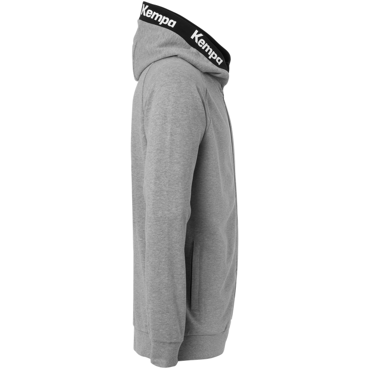 Kempa Core 26 Hood Jacket - dark grau melange