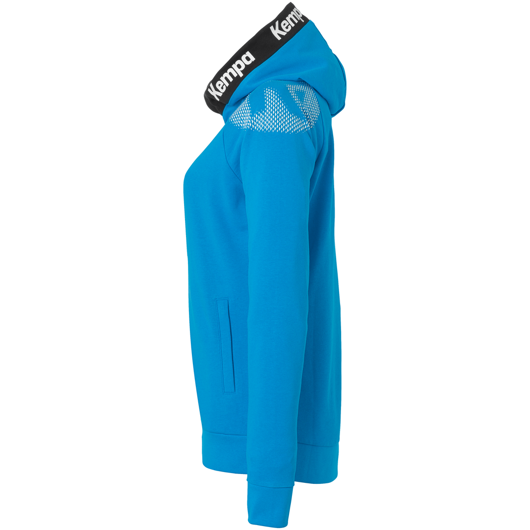 Kempa Core 26 Hood Jacket Women - kempablau