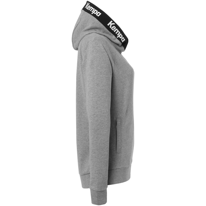 Kempa Core 26 Hood Jacket Women - dark grau melange