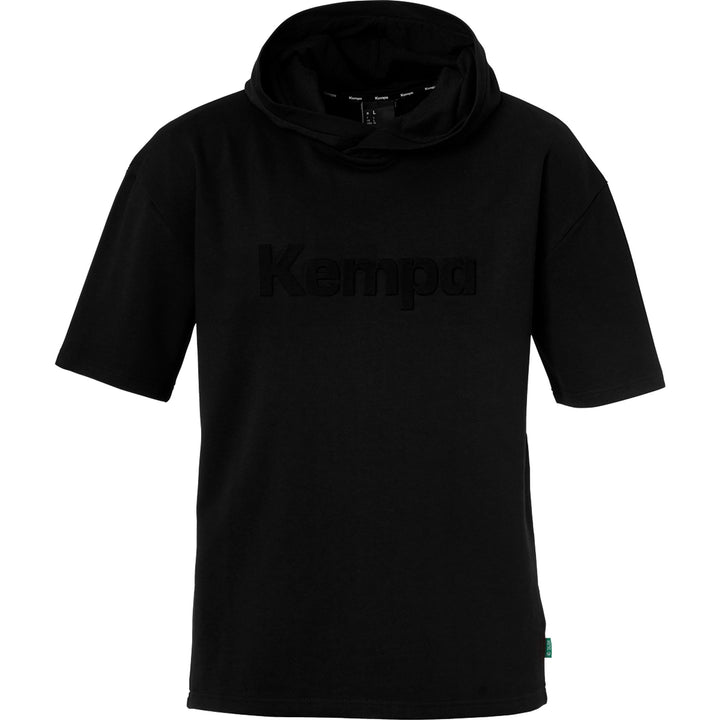 Kempa HOOD SHIRT BLACK &amp; WHITE - schwarz