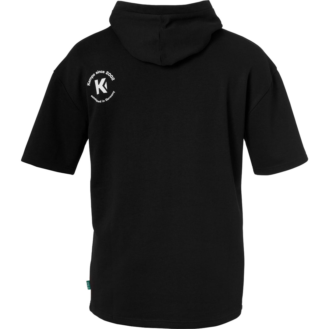 Kempa HOOD SHIRT BLACK &amp; WHITE - schwarz