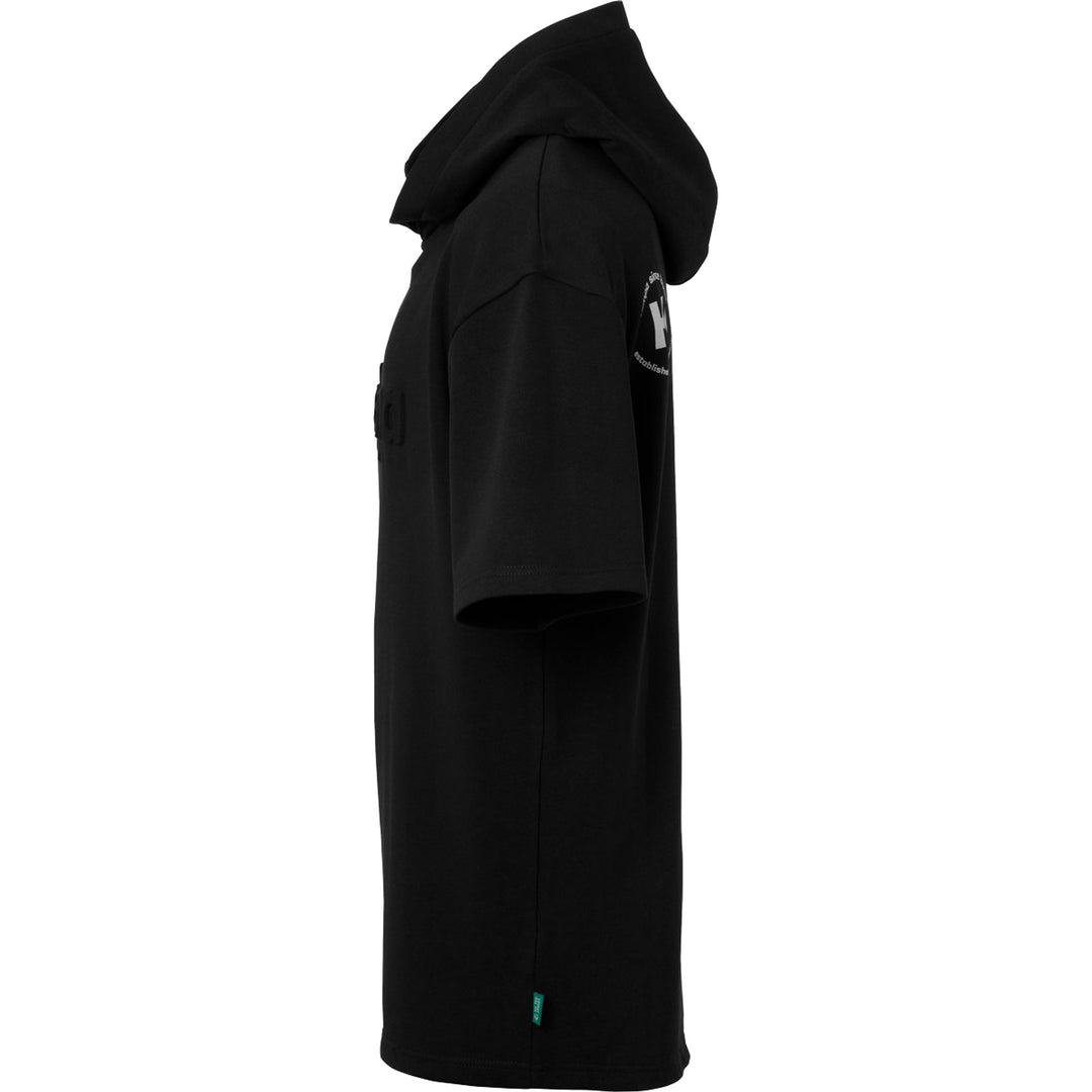 Kempa HOOD SHIRT BLACK &amp; WHITE - schwarz