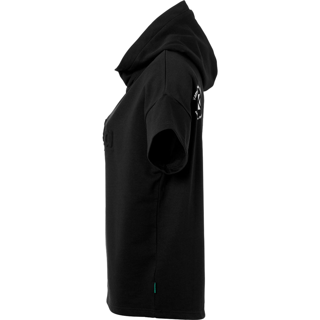 Kempa HOOD SHIRT WOMEN BLACK &amp; WHITE - schwarz