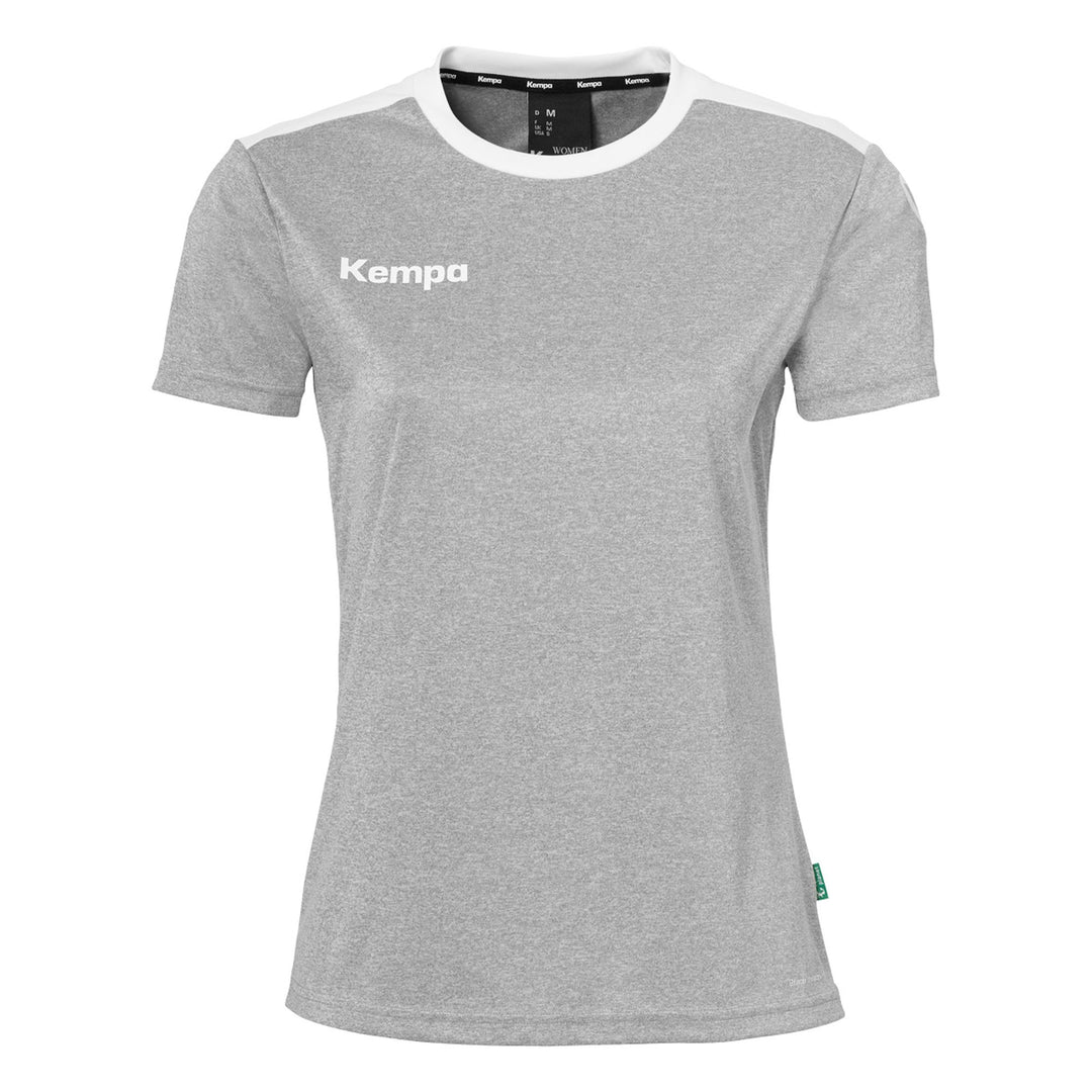 Kempa Emotion 27 Shirt Damen - dark grau melange/weiß