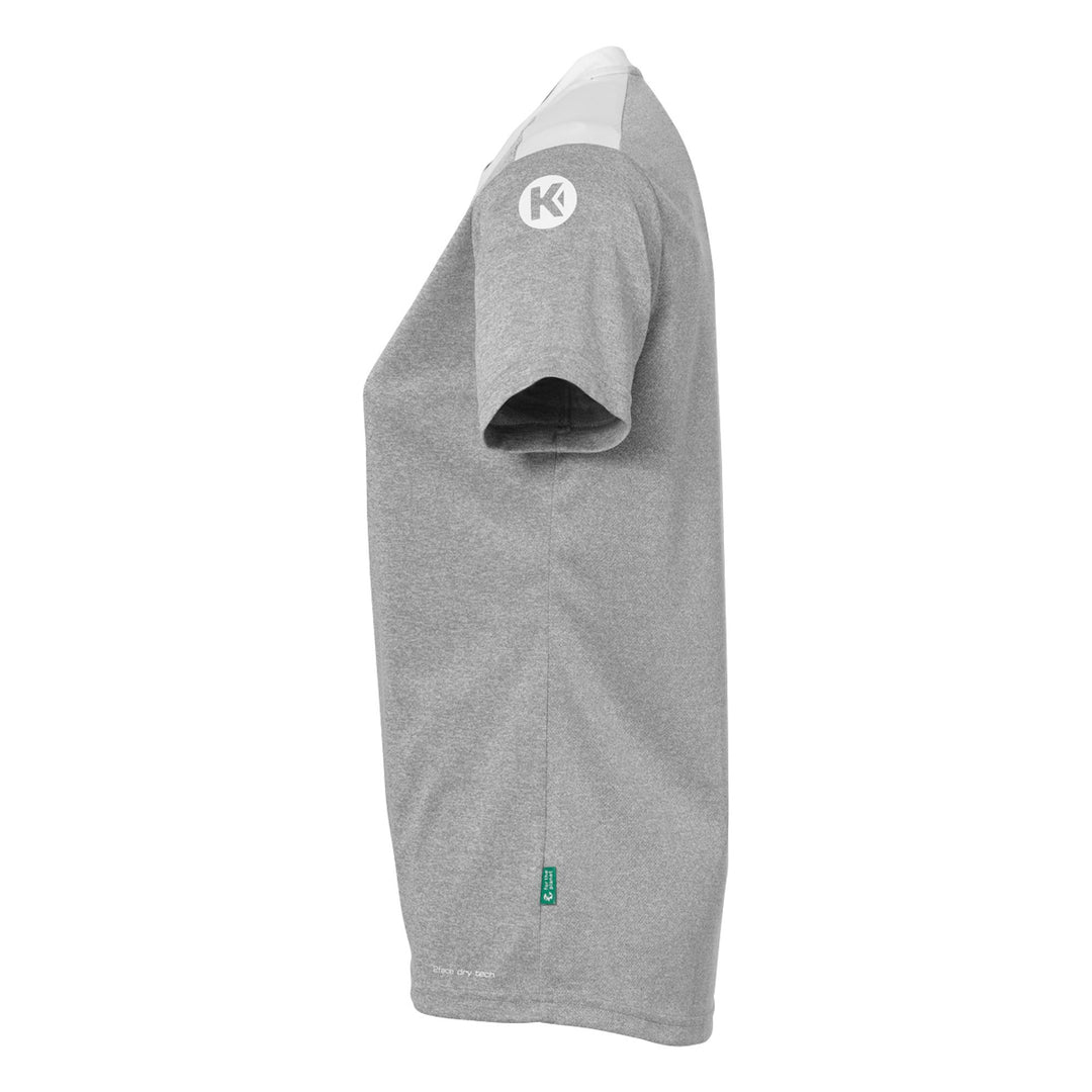 Kempa Emotion 27 Shirt Damen - dark grau melange/weiß