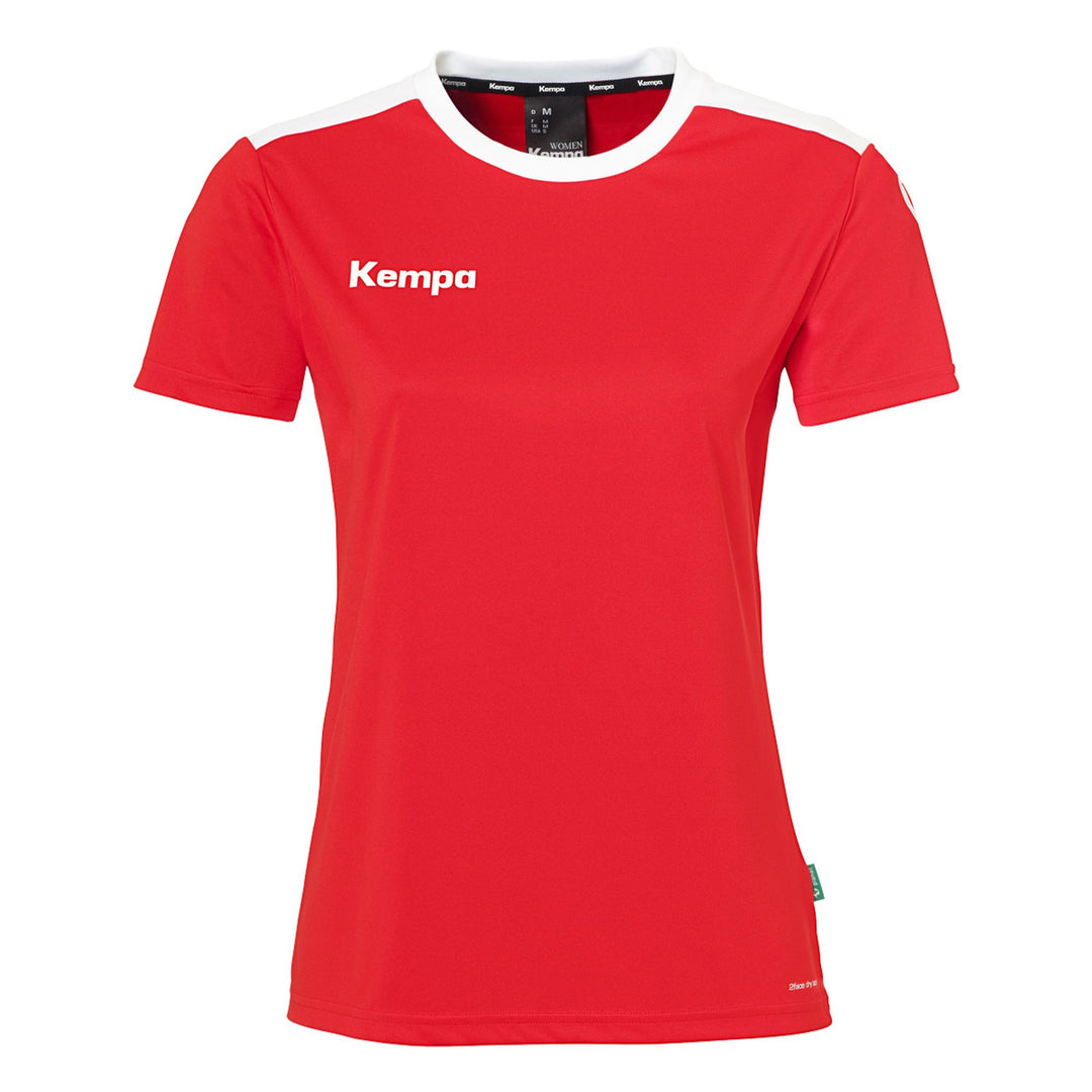 Kempa Emotion 27 Shirt Damen - rot/weiß