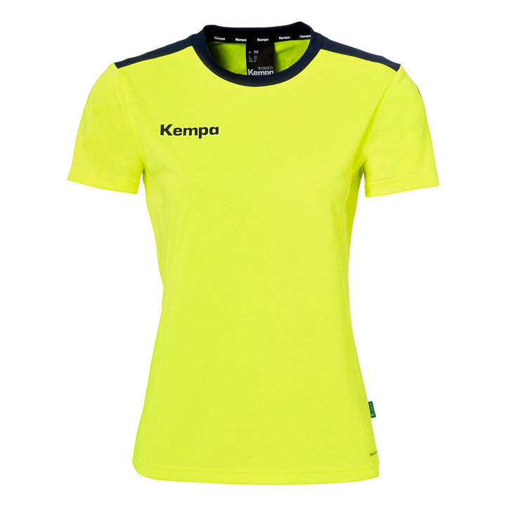 Kempa Emotion 27 Shirt Damen - fluo gelb/marine