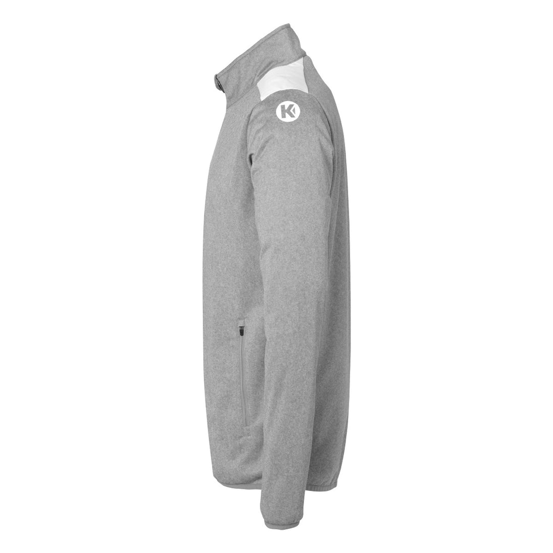 Kempa Emotion 27 Poly Jacke - dark grau melange/weiß