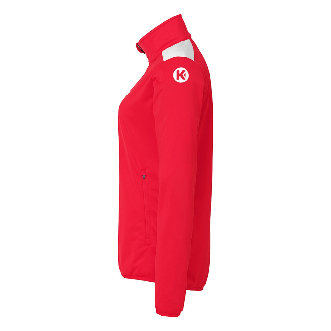 Kempa Emotion 27 Poly Jacke Damen - rot/weiß