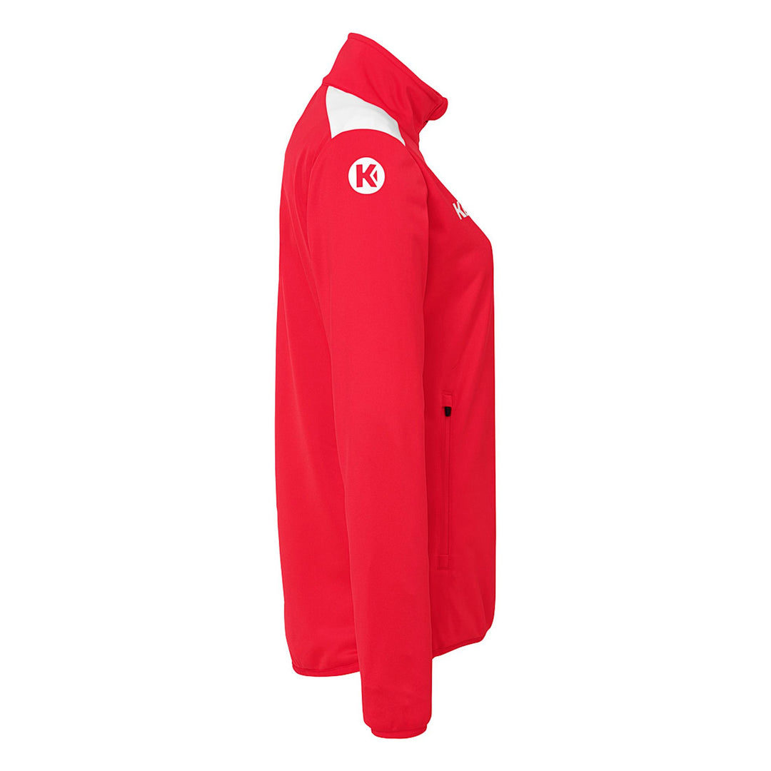 Kempa Emotion 27 Poly Jacke Damen - rot/weiß