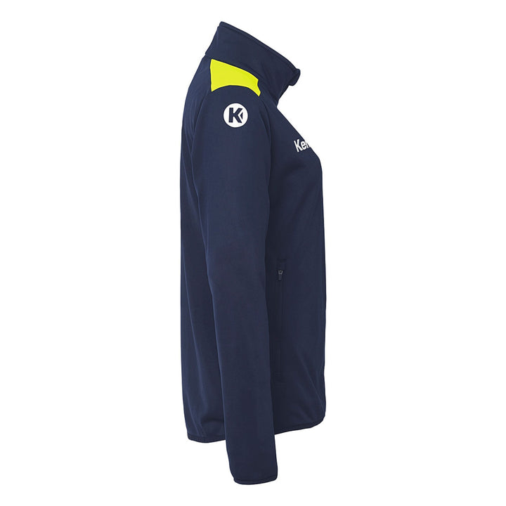 Kempa Emotion 27 Poly Jacke Damen - marine/fluo gelb
