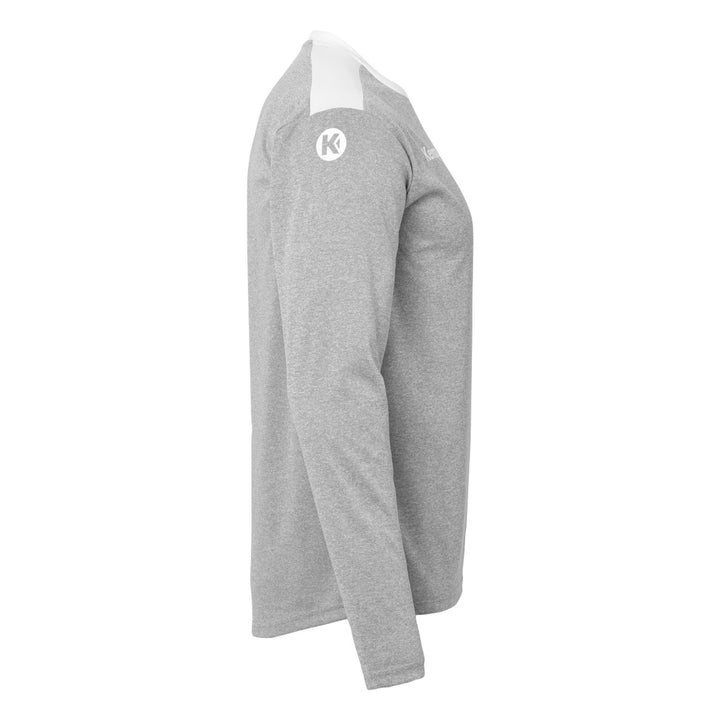 Kempa Emotion 27 Langarmshirt - dark grau melange/weiß