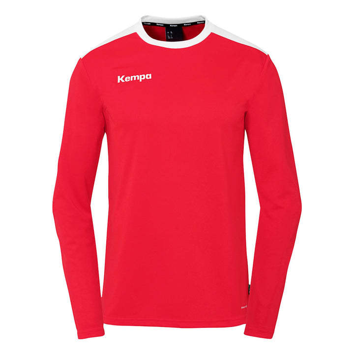 Kempa Emotion 27 Langarmshirt - rot/weiß