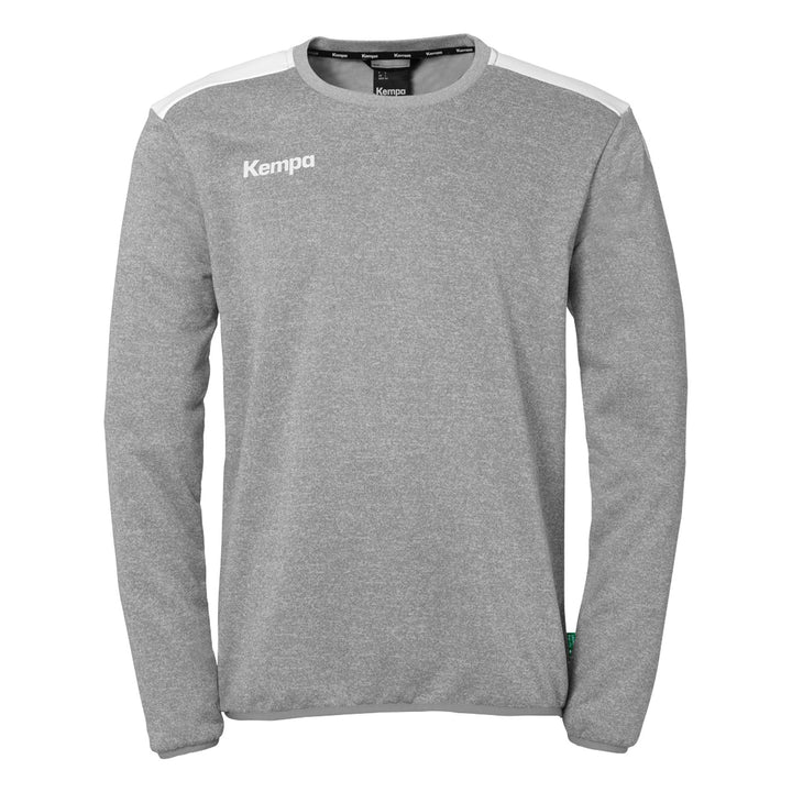 Kempa Emotion 27 Training Top - dark grau melange/weiß