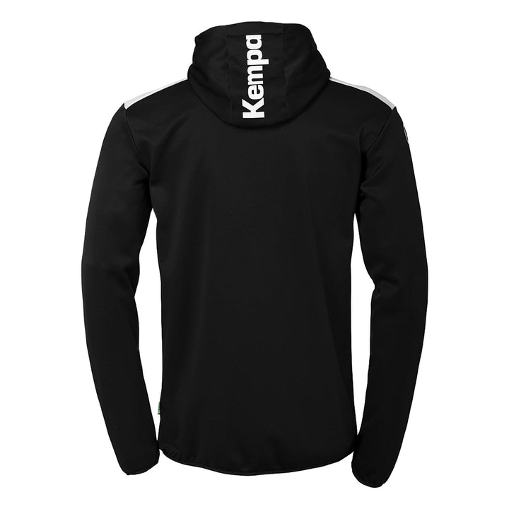 Kempa Emotion 27 Kapuzenjacke - schwarz/weiß