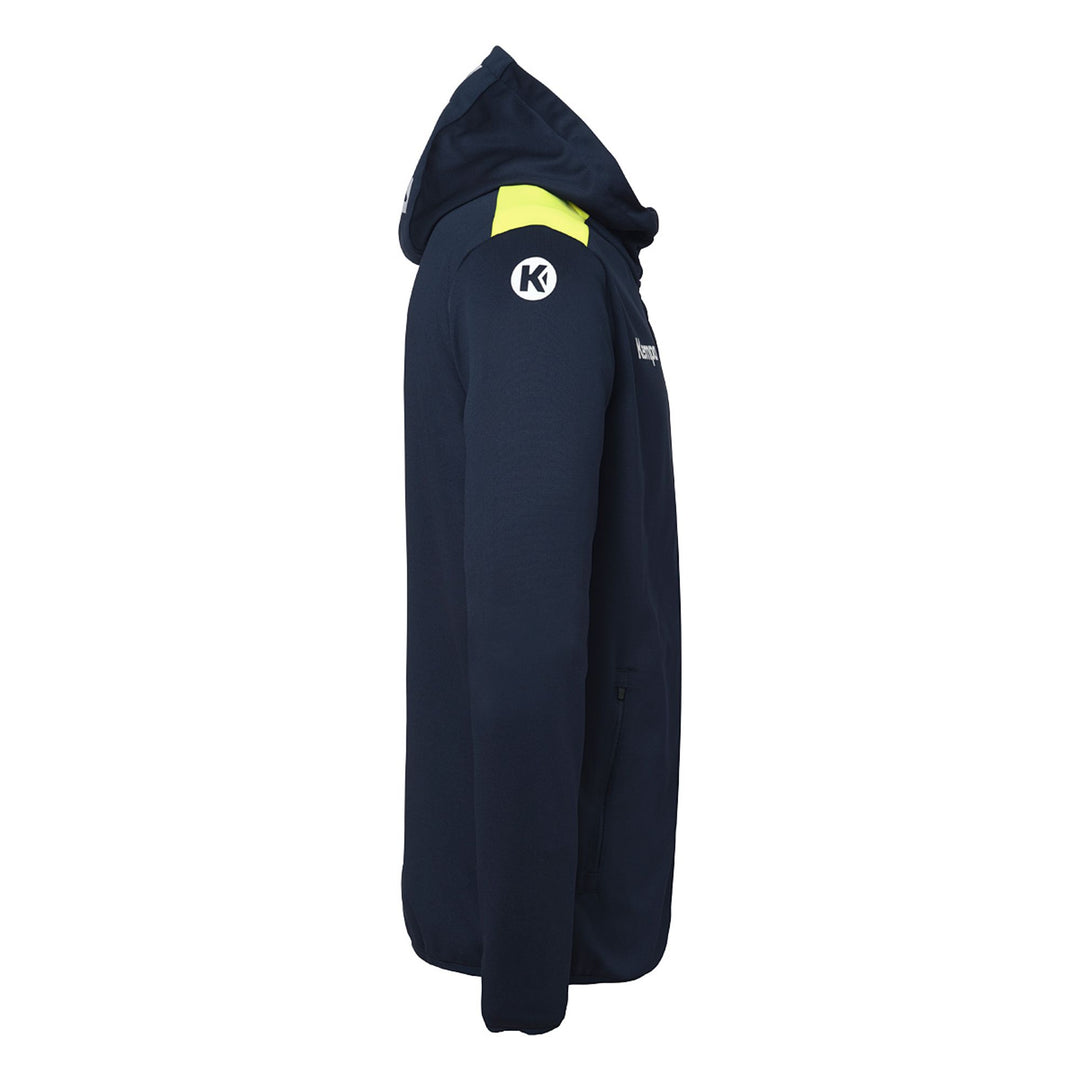 Kempa Emotion 27 Kapuzenjacke - marine/fluo gelb