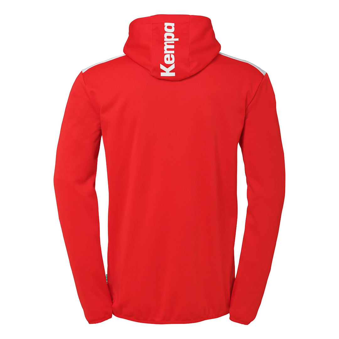 Kempa Emotion 27 Kapuzenjacke - rot/weiß